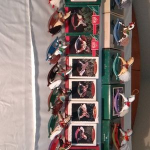 Hallmark, Rocking Horse, Handcrafted, Keepsake Christmas Ornaments